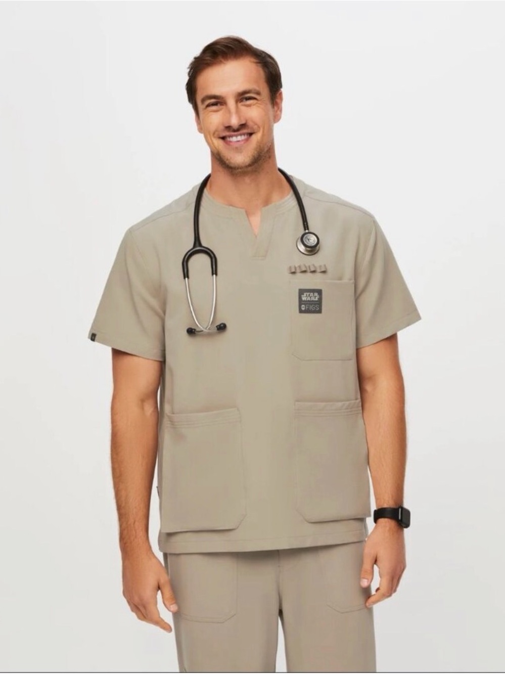 FIGS x Star Wars Scrub Top Limited Collection Men’s Size XL